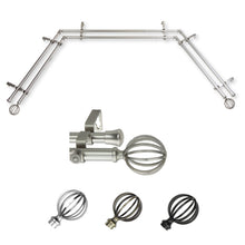 Load image into Gallery viewer, Cage 13/16" Double Bay Curtain Rod