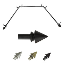 Load image into Gallery viewer, Cone 13/16" Bay Single Curtain Rod