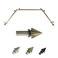 Load image into Gallery viewer, Cone 13/16" Bay Single Curtain Rod