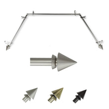 Load image into Gallery viewer, Cone 13/16" Bay Single Curtain Rod