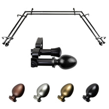 Load image into Gallery viewer, Emeka 13/16" Double Bay Curtain Rod