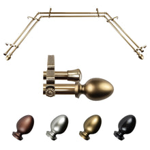 Load image into Gallery viewer, Emeka 13/16" Double Bay Curtain Rod