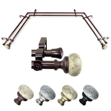 Load image into Gallery viewer, Merlyn 13/16" Double Bay Curtain Rod