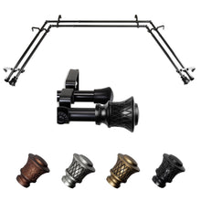 Load image into Gallery viewer, Lennart 13/16" Double Bay Curtain Rod