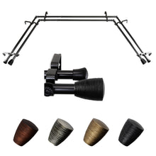 Load image into Gallery viewer, Tarzan 13/16" Double Bay Curtain Rod
