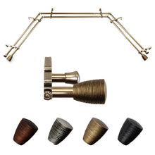 Load image into Gallery viewer, Tarzan 13/16" Double Bay Curtain Rod