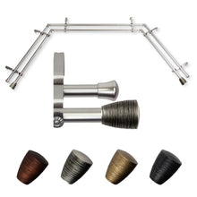 Load image into Gallery viewer, Tarzan 13/16" Double Bay Curtain Rod