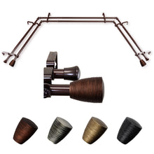 Load image into Gallery viewer, Tarzan 13/16" Double Bay Curtain Rod