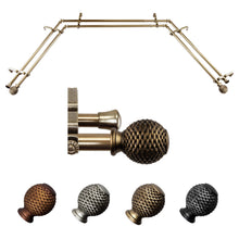 Load image into Gallery viewer, Ozana 13/16" Double Bay Curtain Rod