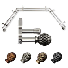 Load image into Gallery viewer, Ozana 13/16" Double Bay Curtain Rod
