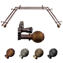 Load image into Gallery viewer, Ozana 13/16" Double Bay Curtain Rod