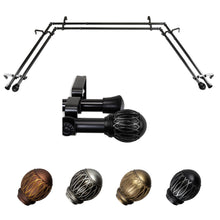Load image into Gallery viewer, Tyoma 13/16" Double Bay Curtain Rod