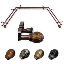 Load image into Gallery viewer, Tyoma 13/16" Double Bay Curtain Rod