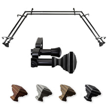 Load image into Gallery viewer, Eudora 13/16" Double Bay Curtain Rod