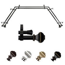 Load image into Gallery viewer, Marion 13/16" Double Bay Curtain Rod