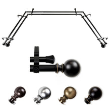 Load image into Gallery viewer, Jordana 13/16" Double Bay Curtain Rod