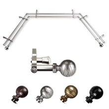 Load image into Gallery viewer, Arman 13/16" Double Bay Curtain Rod