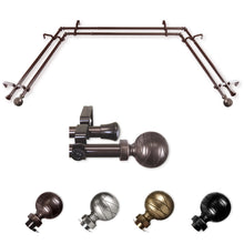 Load image into Gallery viewer, Arman 13/16" Double Bay Curtain Rod