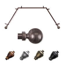 Load image into Gallery viewer, Arman 13/16" Single Bay Curtain Rod