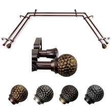 Load image into Gallery viewer, Celio 13/16" Double Bay Curtain Rod