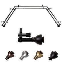 Load image into Gallery viewer, Alma 13/16" Double Bay Curtain Rod