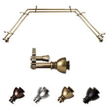 Load image into Gallery viewer, Alma 13/16" Double Bay Curtain Rod