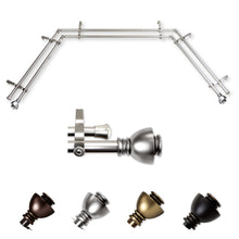 Load image into Gallery viewer, Alma 13/16" Double Bay Curtain Rod