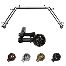 Load image into Gallery viewer, Leanette 13/16" Double Bay Curtain Rod