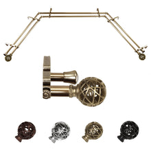 Load image into Gallery viewer, Leanette 13/16" Double Bay Curtain Rod