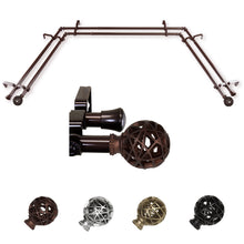 Load image into Gallery viewer, Leanette 13/16" Double Bay Curtain Rod