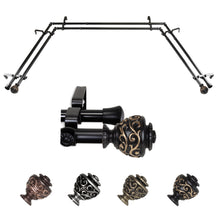 Load image into Gallery viewer, Eleanor 13/16" Double Bay Curtain Rod