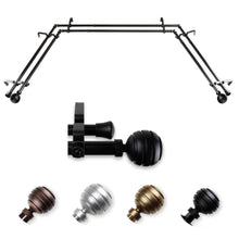 Load image into Gallery viewer, Poise 13/16" Double Bay Curtain Rod