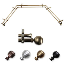 Load image into Gallery viewer, Poise 13/16" Double Bay Curtain Rod