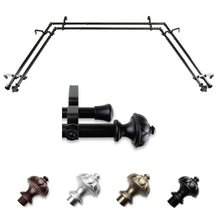 Load image into Gallery viewer, Sierra 13/16" Double Bay Curtain Rod