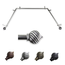 Load image into Gallery viewer, Bisque 13/16" Single Bay Curtain Rod