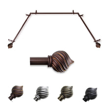 Load image into Gallery viewer, Bisque 13/16" Single Bay Curtain Rod