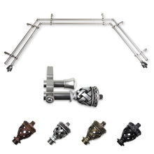 Load image into Gallery viewer, Arielle 13/16" Double Bay Curtain Rod