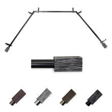 Load image into Gallery viewer, Alder 13/16" Single Bay Curtain Rod