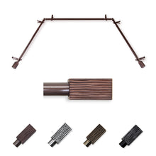 Load image into Gallery viewer, Alder 13/16" Single Bay Curtain Rod
