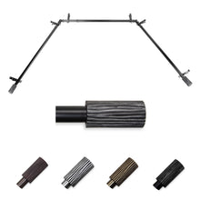 Load image into Gallery viewer, Cedar 13/16" Single Bay Curtain Rod