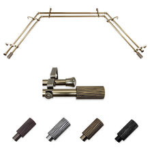 Load image into Gallery viewer, Cedar 13/16" Double Bay Curtain Rod