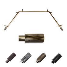 Load image into Gallery viewer, Cedar 13/16" Single Bay Curtain Rod