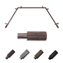 Load image into Gallery viewer, Cedar 13/16" Single Bay Curtain Rod