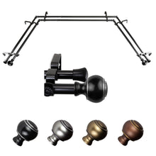 Load image into Gallery viewer, Jaylin 13/16" Double Bay Curtain Rod
