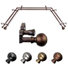 Load image into Gallery viewer, Jaylin 13/16" Double Bay Curtain Rod