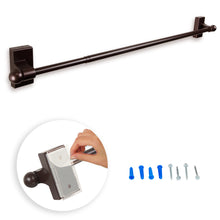 Load image into Gallery viewer, Self-adhesive or Wall Mounted Rod 17-30 inch