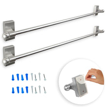 Load image into Gallery viewer, Self-adhesive or Wall Mounted Rod 9-16 inch (Set of 2)