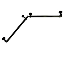 Load image into Gallery viewer, 1" Blackout Corner Curtain Rod