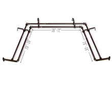 Load image into Gallery viewer, 5/8" Blackout Double Bay Curtain Rod