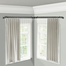 Load image into Gallery viewer, Trumpet Double Corner Curtain Rod
